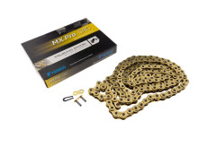 Ketting 420-130 Tsubaki MX-Pro SGR Sin Riveted Gold