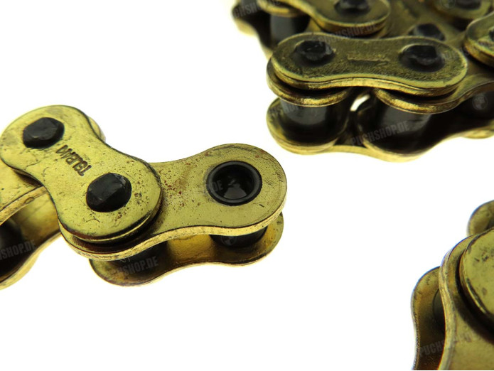 Ketting 420-130 Tsubaki MX-Pro SGR Sin Riveted Gold