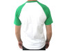 T-shirt Puch retro wit-groen