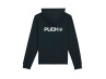 Hoodie zwart met Puch logo voor- en achter 