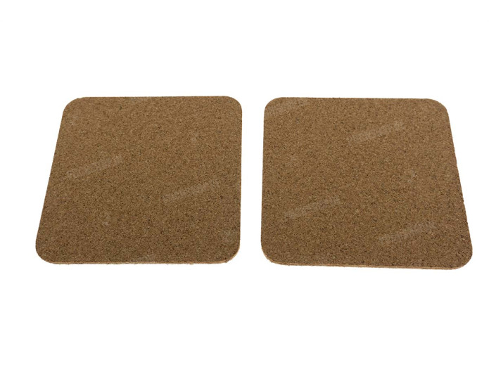 Coasters set Puch MV50 year of construction 1958 2x 95x95mm