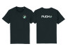 T-shirt zwart met Puch logo voor- en achter