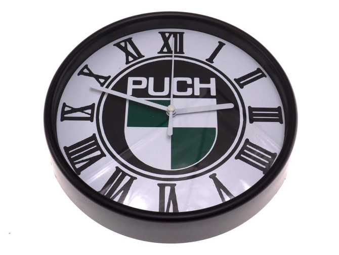 Klok met Puch logo 200mm