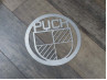 Puch logo aluminium 30cm