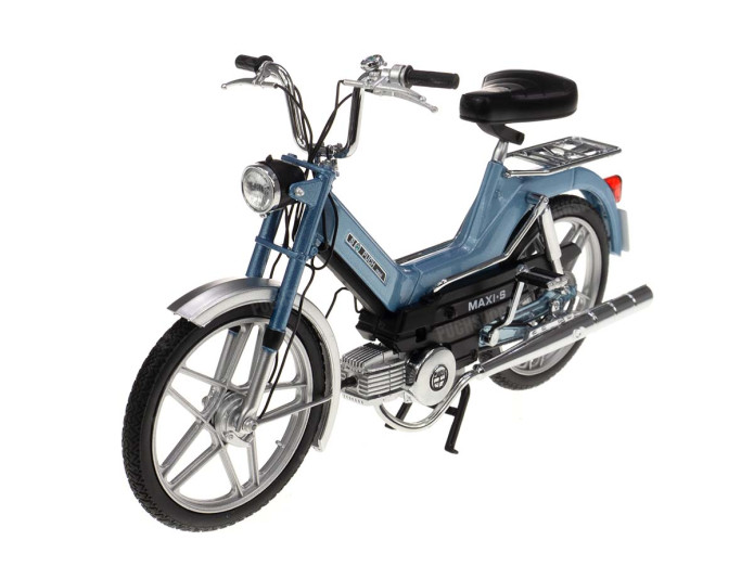 Maßstab Puch Maxi S 1:10 metallic hellblau 