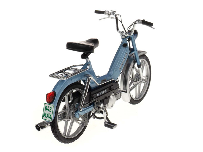 Maßstab Puch Maxi S 1:10 metallic hellblau 