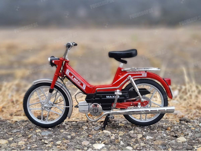 Maßstab Puch Maxi S 1:10 Metallic-Rot