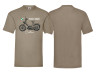 T-shirt Khaki "Puch Maxi N" Culture Retro line art