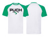 T-shirt Puch Classic / Retro wit groen 2023