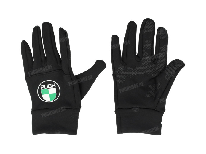 Handschoen softshell met Puch Logo zwart (L / XL)