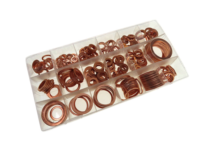 Koperring assortiment set 350-delig
