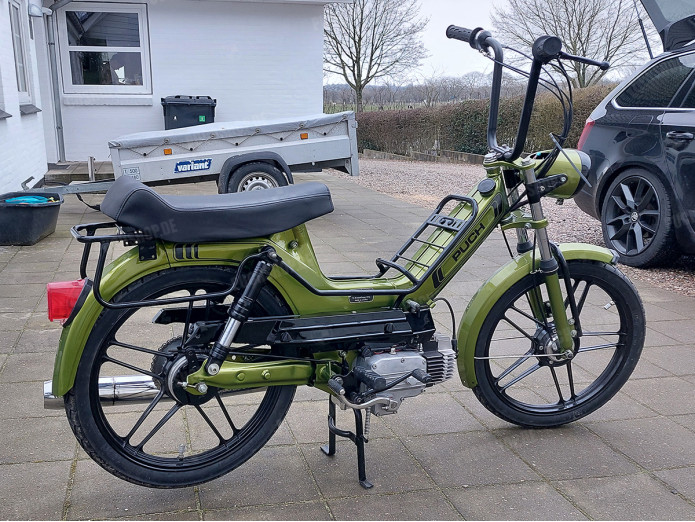 17 Zoll Grimeca Gussrad 17x1.35 Puch Maxi Glans Schwarz Satz