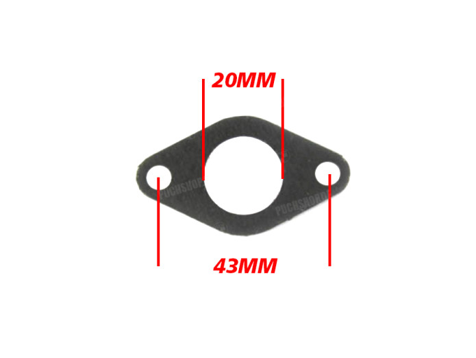 Uitlaatpakking 20mm Puch Maxi X30 MV VS DS universeel