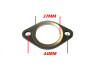 Uitlaatpakking 27mm met ring Puch Maxi / X30 / MV / VS / DS / universeel