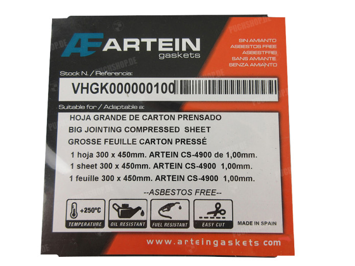 Gasket paper thick 1.00mm 300x450mm