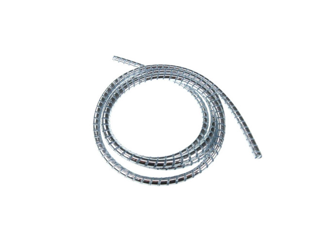 Kabel universeel buitenkabel cover chroom 6mm 1.5 meter