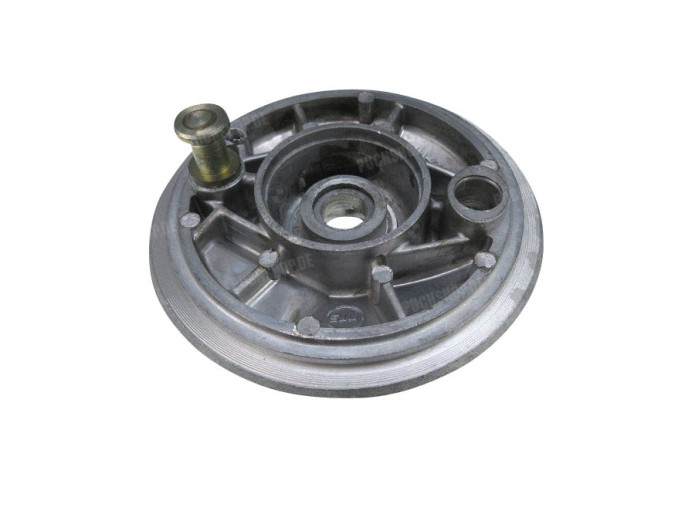 Bremsankerplatte Puch MV MS VS DS Vorne poliertes Aluminium