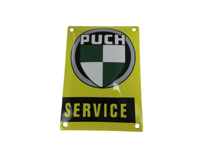 Bord Emaille Puch service 14x10cm