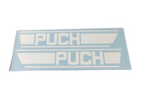 Tank sticker set Puch X30 tank wit 