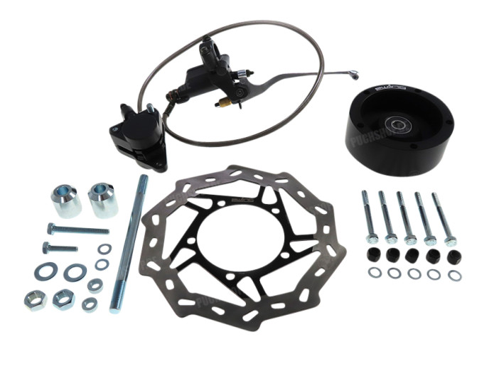 Remschijf Puch Maxi stervelg Swiing set (225mm) EBR voorvork
