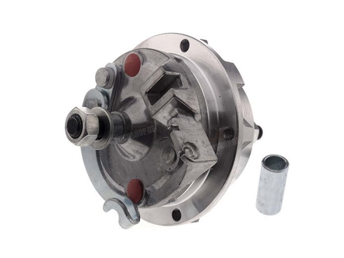 Hub Puch Maxi / X30 Grimeca 5 star wheel leleu front with brake anchor plate