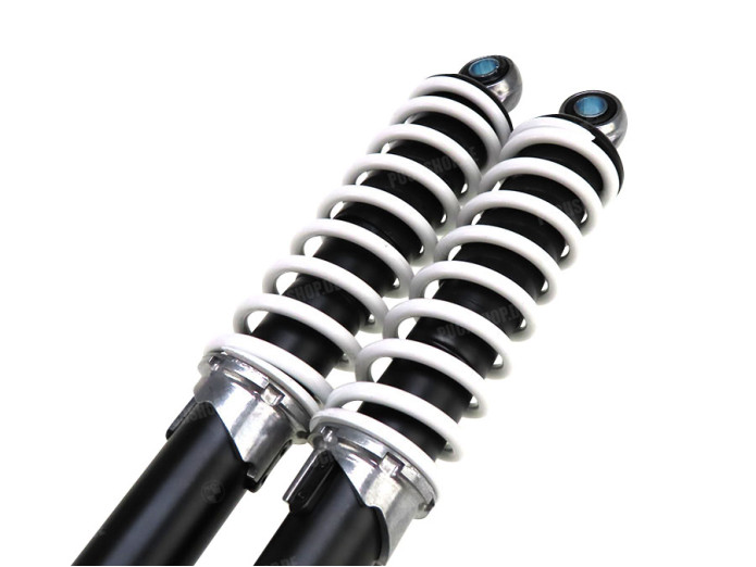 Shock absorber set 280mm IMCA black / white