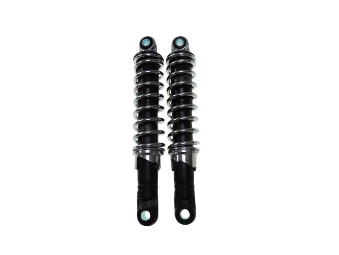 Shock absorber set 240mm IMCA black chrome Puch Magnum X