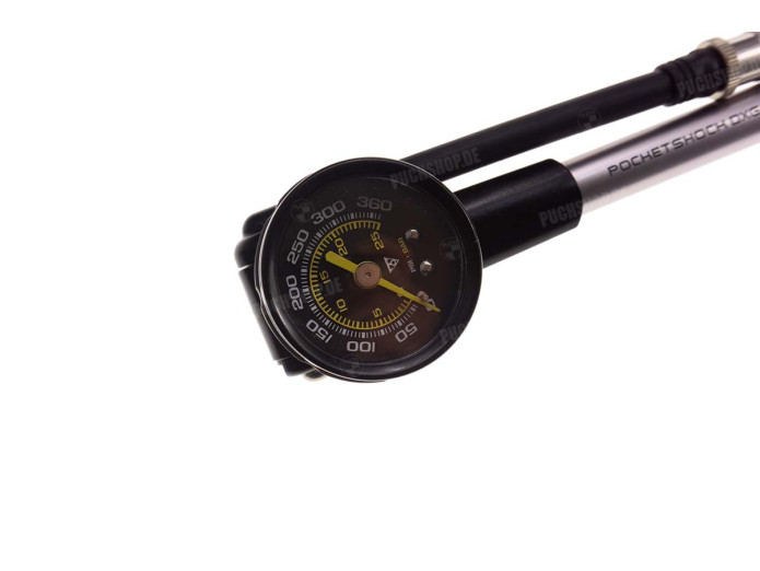 Topeak PocketShock DXG Gabel / Stoßdämpferpumpe mit Messuhr