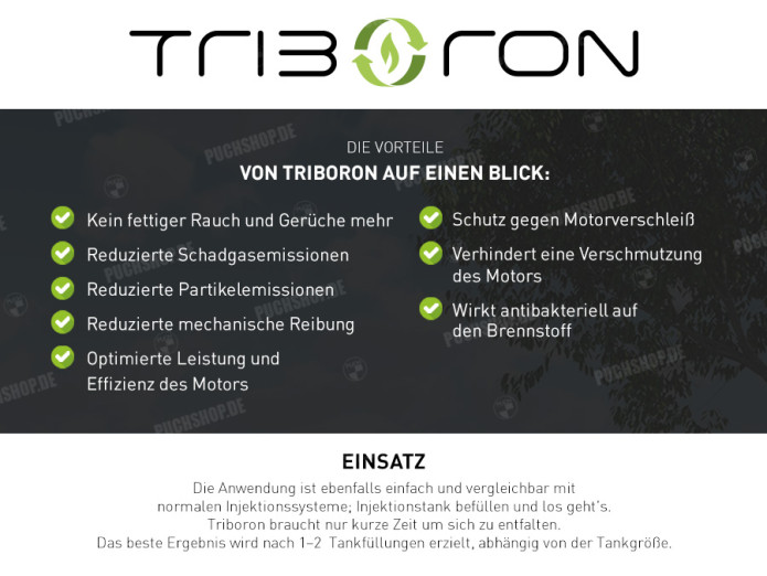 Triboron 2-Takt Injection 500ml Zweitaktöl Ersatz 2 Flaschen