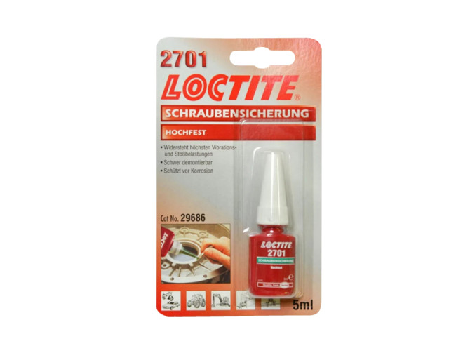 Loctite 2701 5ml (extra sterk groen)