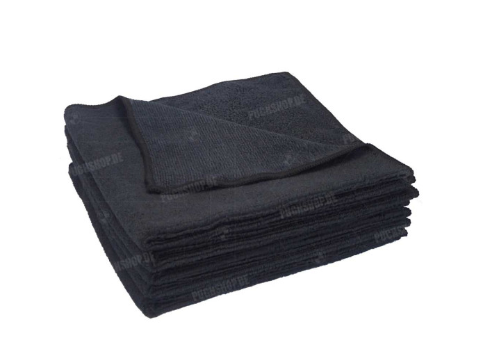 Mikrofasertuch Schwarz Soft 40x40cm (5 Stück)