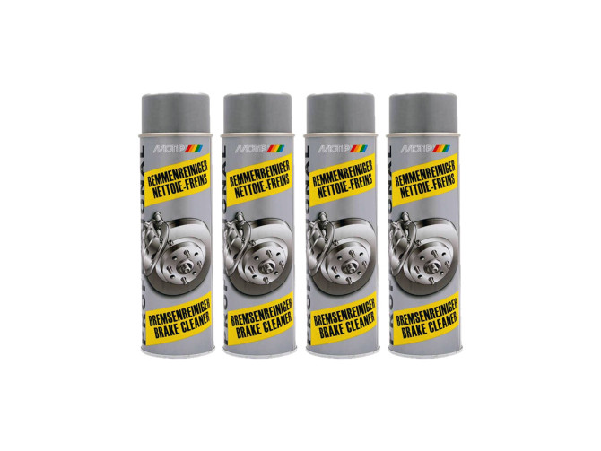 Remmenreiniger MoTip brake cleaner 500ml (4 stuks) voordeelverpakking