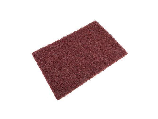 Schuurvlies hand pad grof rood 150x230mm (scotch brite)