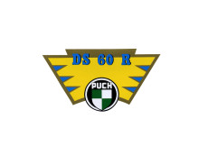 Transfer sticker achterspatbord voor Puch DS 60 R