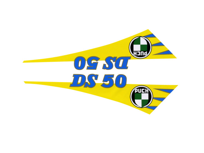 Tank transfer sticker set voor Puch DS 50