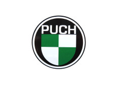 Transfer sticker Puch logo rond 98mm