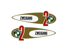 Tank transfer sticker set voor Puch VS 50 Zweigang