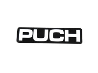 Sticker Puch universeel zwart / wit