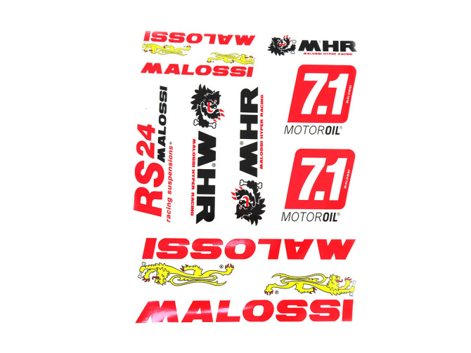 Sticker set Malossi sponsor kit 10-delig