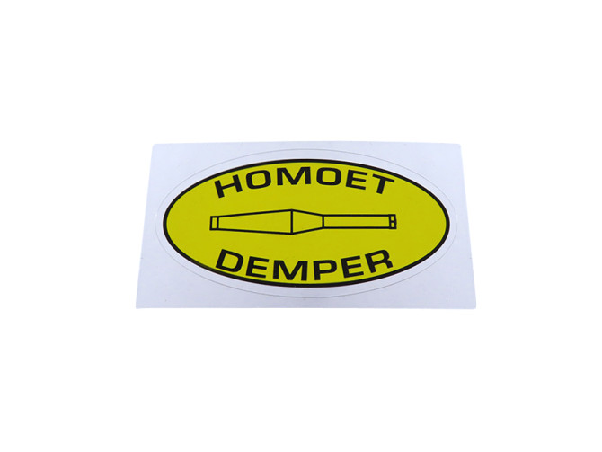 Sticker Homoet Demper uitlaat