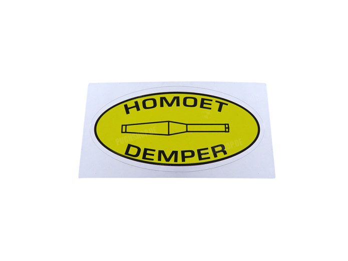 Aufkleber Homoet Demper Auspuff