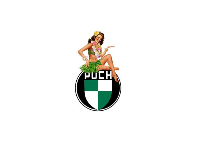 Puch pin-up sticker 15 (nieuw)