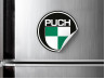 Magneetsticker met Puch logo 200 mm