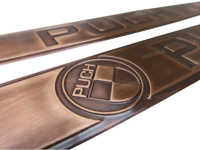Tank sticker set Puch Maxi RealMetal copper color
