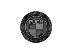 Badge / embleem Puch logo zilver 47mm RealMetal