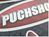 Stickervel Puchshop logo 8-delig geborsteld aluminium