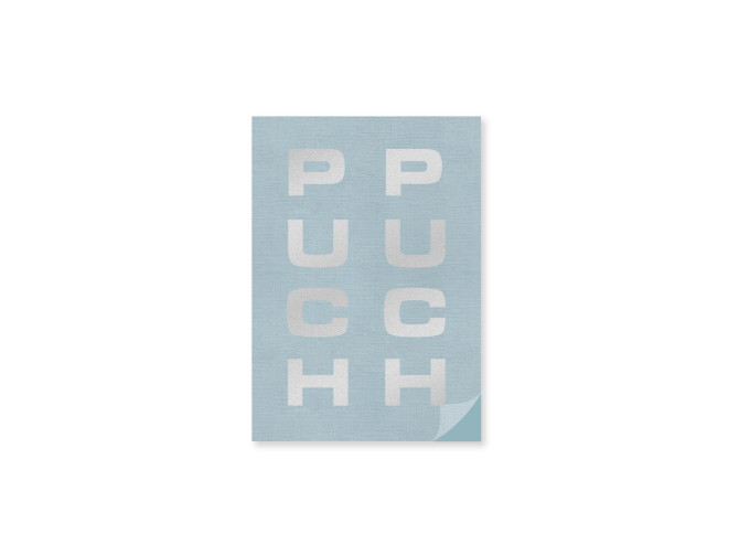 Sticker Puch voorvork / universeel reflecterend