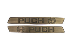 Tank sticker set Puch Maxi RealMetal goud kleur 2024 editie