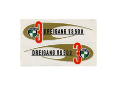 Tank transfer sticker set voor Puch VS 50 D Dreigang