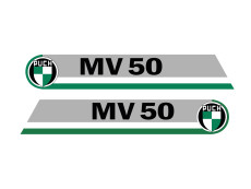 Tank transfer sticker set voor Puch MV 50